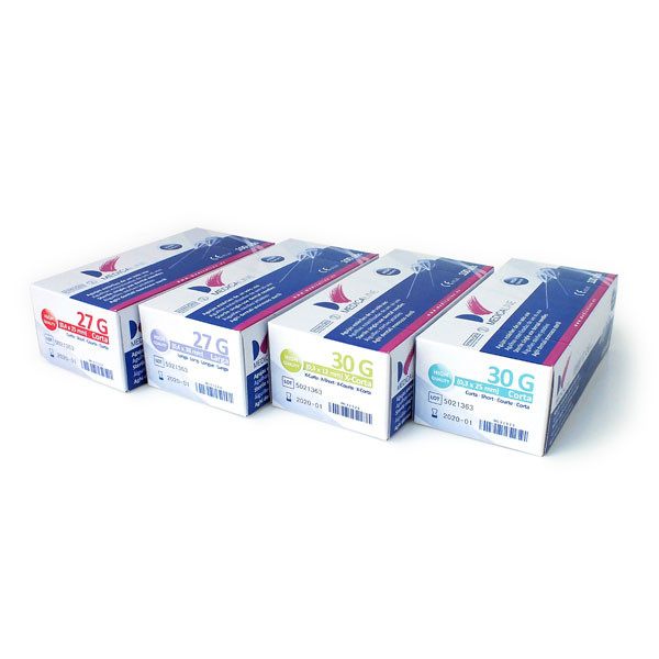 MEDICALINE – Aiguille dentaire 30G courte 0,3x25mm (100u)