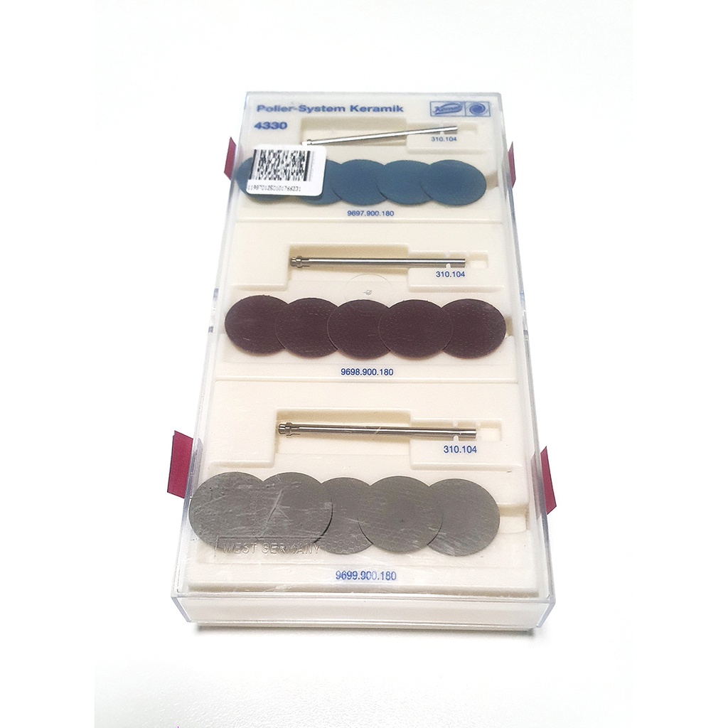 **4330-0- JUEGO PULIDO CERAMICA – Kit de polissage céramique KOMET