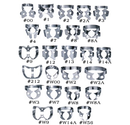 00 CLAMP CON ALA PARA PREMOLAR – Kofferdam kapocs