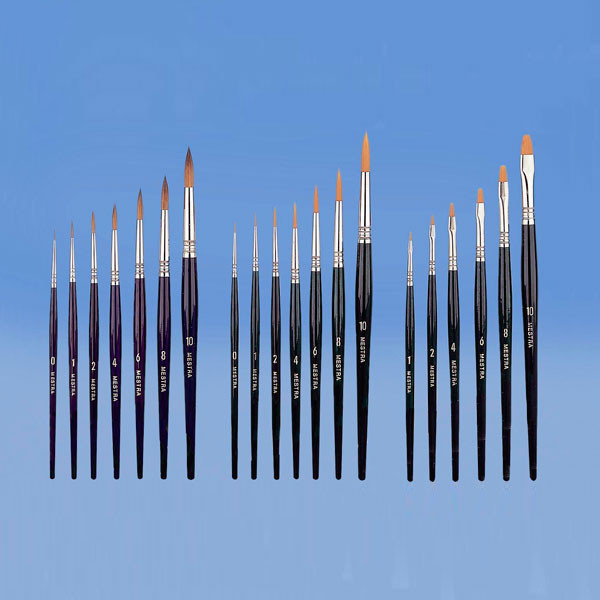 050426 PINCEL PLANO Nş 6 – Pincel fibra Toray Oro, profesional, MESTRA