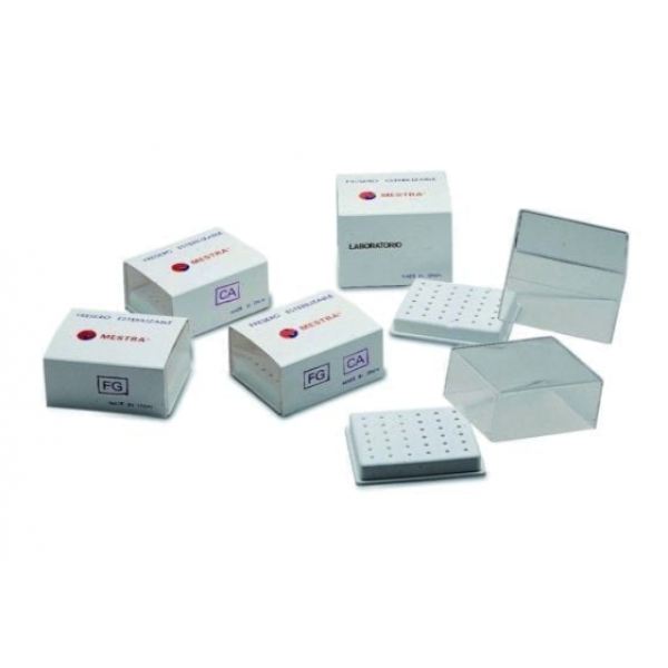 070130 PORTA FRESAS PLASTICO FG+CA – Porte-fraises autoclavable 36 unités MESTRA
