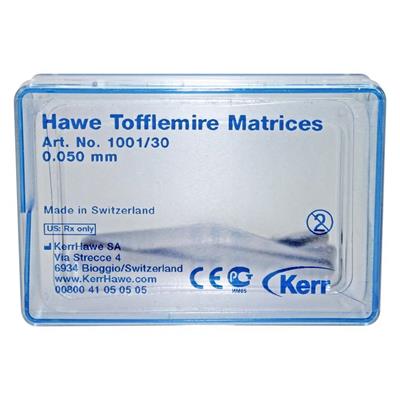 MATRIZ TOFFLEMIRE 0,05mm – Matrici dentali HAWE-NEOS (30pz)