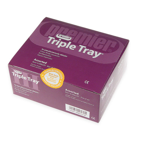 1006233 TRIPLE TRAY SURTIDO – Triple Tray lenyomatvételi kanál 40db.