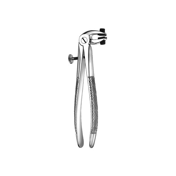 1165/2 INS.QUITA CORONAS – Precíziós fogó, orvosi acél, CARL MARTIN