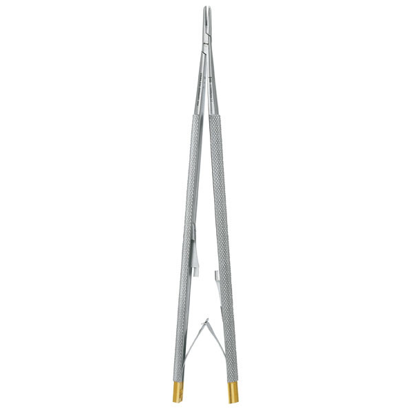 1170TC/18cm. PORTA-AGUJAS MICRO – Porta-agulhas microcirurgia Carboneto de Tungsténio CARL MARTIN 18cm