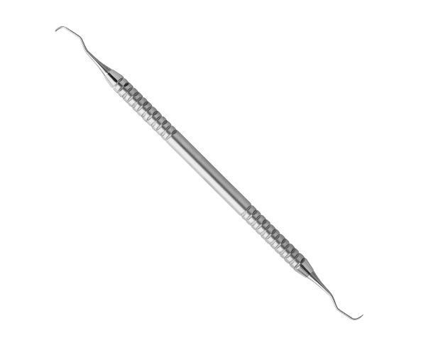 121-015 CURETA GRACEY 1/2 – Curette parodontale per denti anteriori Silver