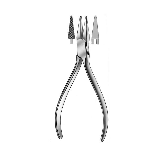 1327/13cm. ALIC. PICO GOSLEE – Alicate de ortodoncia para conformación de arcos CARL MARTIN 13 cm