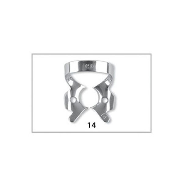 14 CLAMP CON ALA – Clamp para molares de alta elasticidad, IVORY