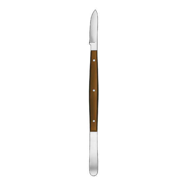1436X/17.CUCH.CERA FAHNENSTOC – Couteau et spatule à cire 17cm CARL MARTIN