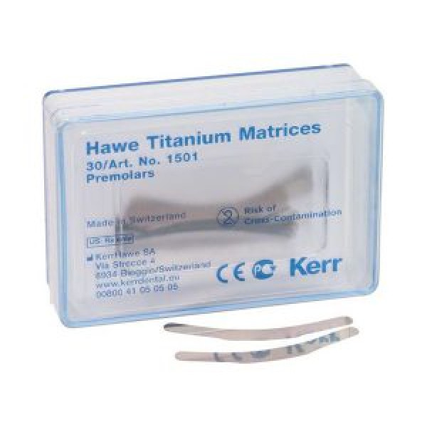 1501 MATRICES TITANIO – Matrizes dentárias, HAWE-NEOS
