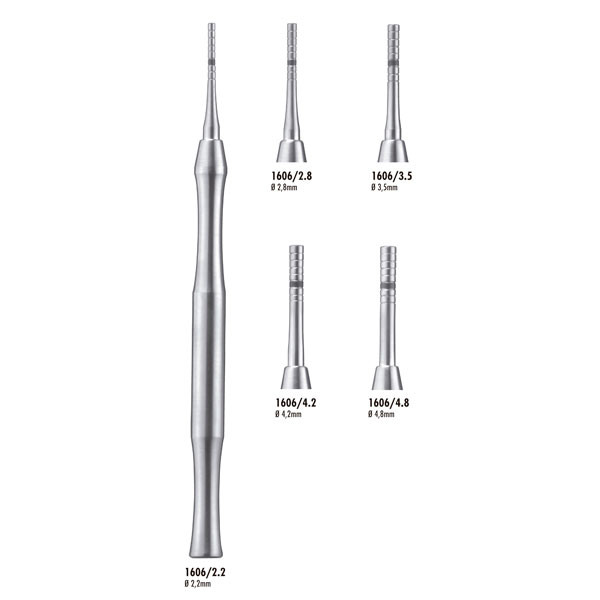 1606/2.2 OSTEOTOMO IMPACTADOR HUESO – 2,2mm CARL MARTIN