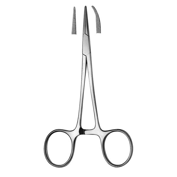 1894/12,5cm.PINZA HALSTEAD-MOS – Pinça hemostática reta CARL MARTIN 12,5cm