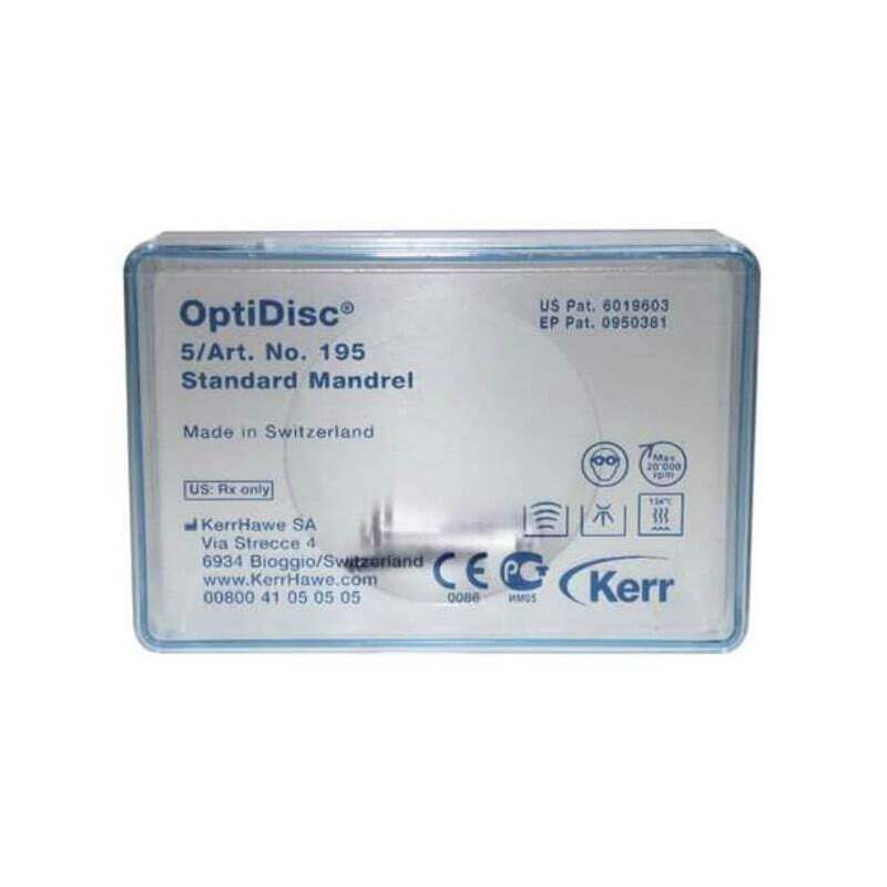 195 MANDRILES OPTIDISC – Mandris para discos de polimento HAWE-NEOS, 5 un.