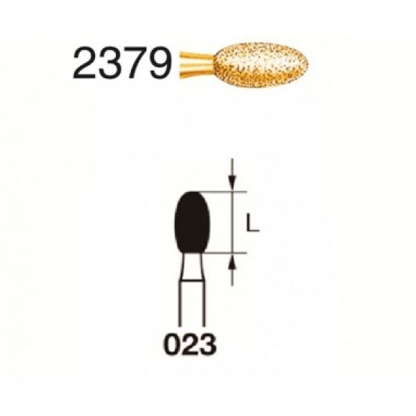 2379-023 FG KOMET – Fresa de diamante Série 2000, 5 uds.