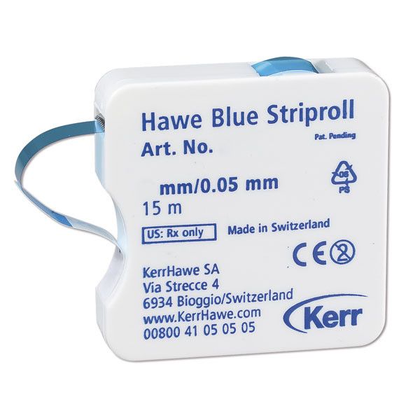2687 TIRAS STRIPROLL AZUL – Bande polyester 10mmx15m, HAWE-NEOS