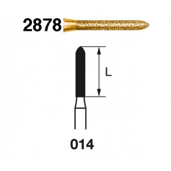 2878-014 FG FRESA DIAMANTE – Broca diamantada Komet Série 2000