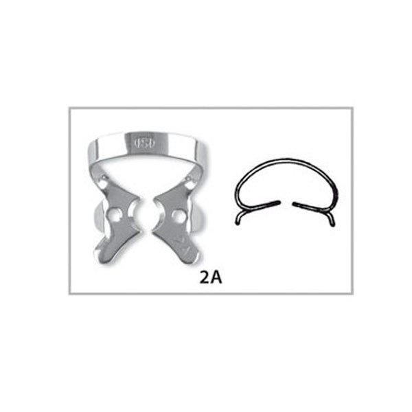 2A CLAMP CON ALA – Uncino per premolare IVORY, 1 unità