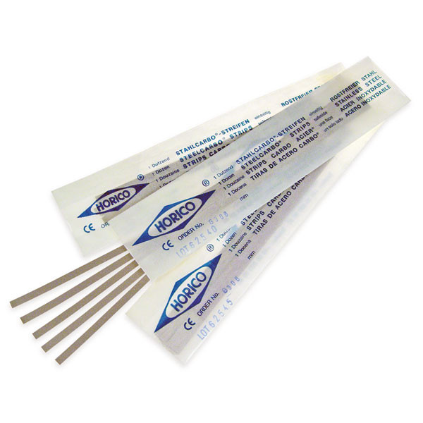 HORICO 306 Acélcsík – Korund bevonatú csiszolócsík 0,1x6mm (12db)
