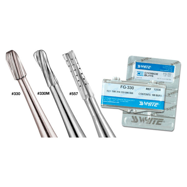 330 FG CARB.TUNGS.FIG.7 – Fresa de carburo de tungsteno forma pera SSWHITE 10uds