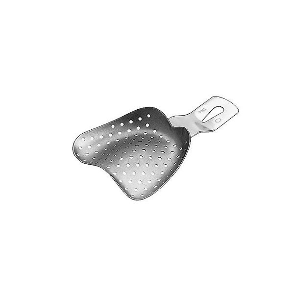 400/FO/3 CUBETA PERF. EHRICKE SUPERIOR – Porte-empreinte fonctionnel perforé, acier inox, CARL MARTIN