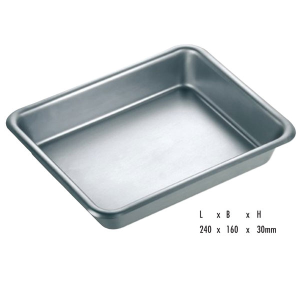 4021 BANDEJA MULTIUSO INOX. – Tabuleiro instrumental 240x160mm CARL MARTIN