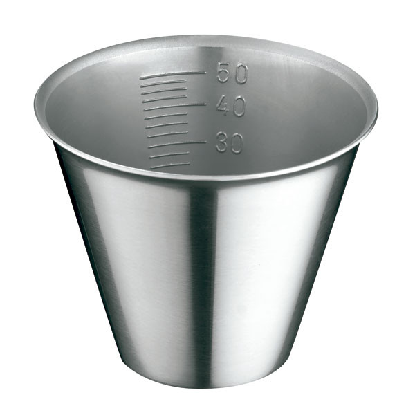 4037 VASO MEDICO 50cc – Bicchiere medico in metallo