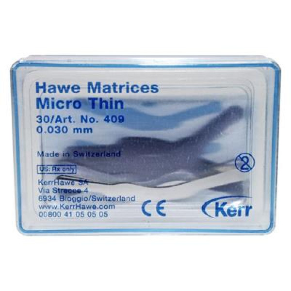 409 MATRICES MICRO-FINA – Matrizes dentárias 0,03mm KERR