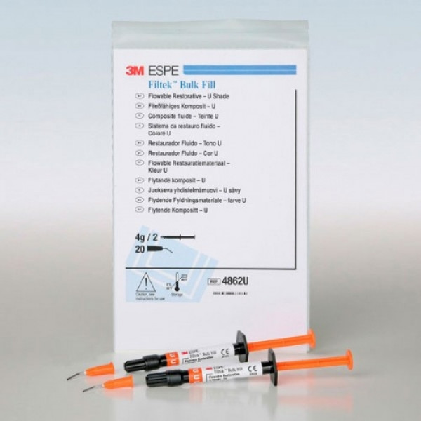 FILTEK BULK FILL FLUIDO – Resina compuesta fluida posterior 3M ESPE 2x2g