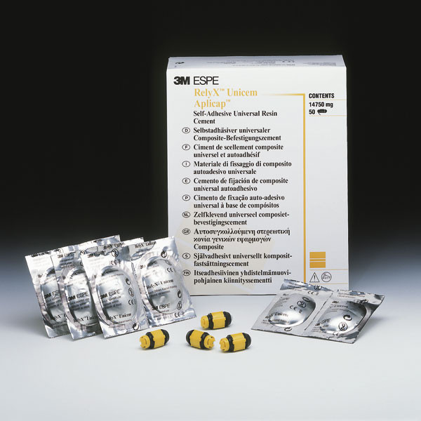 56815 RELYX UNICEM APLICAP – Cemento resinoso autoadhesivo 3M ESPE (50 uds)
