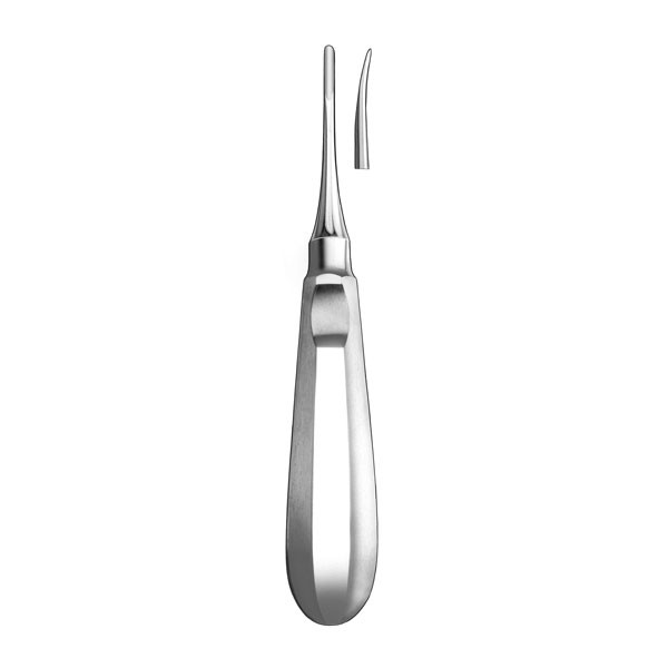 588/3 BOTADOR SCHWAL CURVO 3mm – Luxador cirúrgico CARL MARTIN