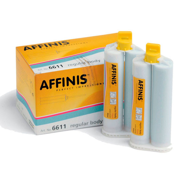 6611 AFFINIS FAST REG. BODY - Silicona media 2x50ml COLTENE