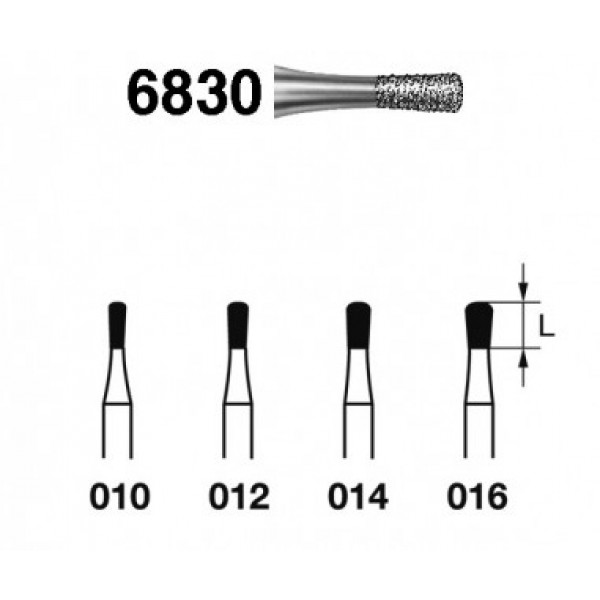 FRESA KOMET FG 6830 – Fresa diamante pera, Komet, 5u