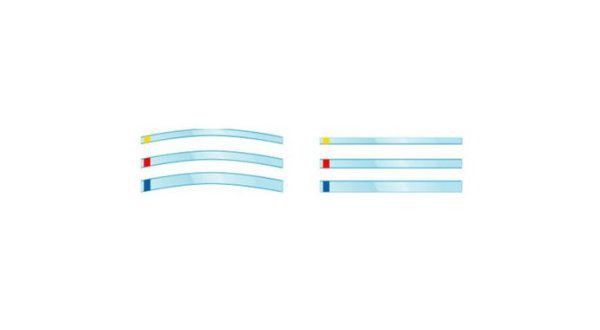 691 HAWE-NEOS – Bandes polyester transparentes droites 100u