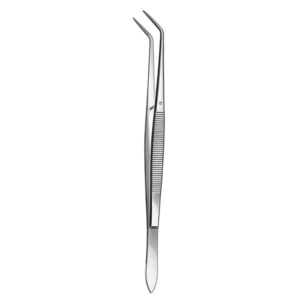 725/2-16cm. PINZA ESTRIA.FLAGG – Pinza dental estriada para agarre CARL MARTIN