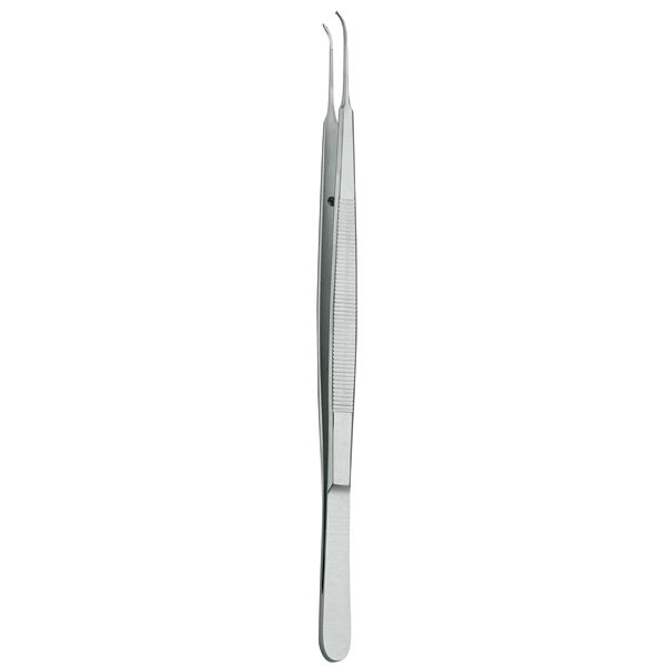 787A MICRO-PINZA CURVA – Pinza quirúrgica de precisión Carl Martin 18 cm