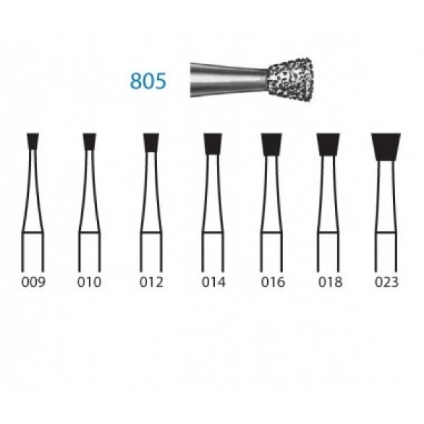 FRESA KOMET FG 805 – Fresa diamantata cono rovescio grana media Komet
