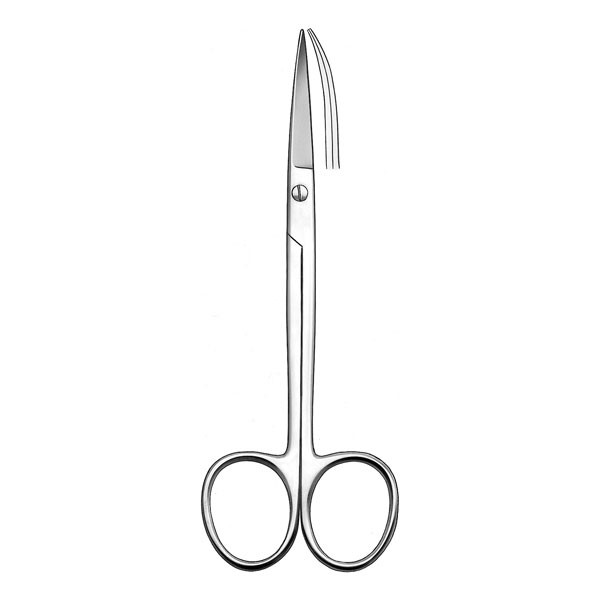 806/12cm. TIJERA CURVA ENCIA – Ciseaux à gencive courbes, 12cm, CARL MARTIN