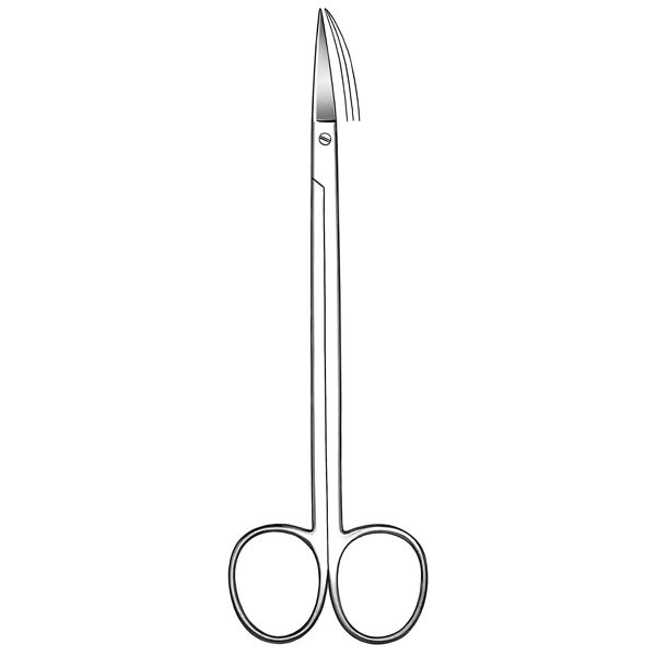 840/16cm, TIJERA KELLY CIRUGIA – Ciseaux à gencive courbes CARL MARTIN