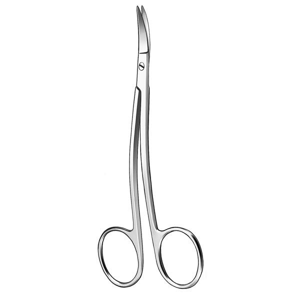 854/12cm.TIJ.LA GRANGE ENCIA – Forbici chirurgiche curve gengivali CARL MARTIN