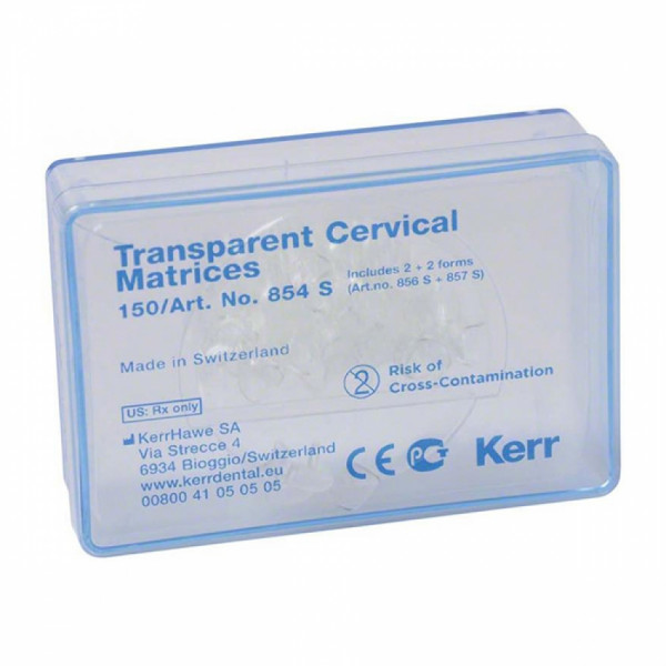 854S MAT. CERVICAL.TRANSP. – Matrizes cervicais anatómicas HAWE-NEOS 150un