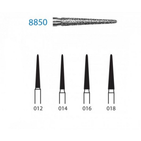 KOMET FG 8850 – Gyémántfúró kúpos lekerekített finomszemcsés 5db