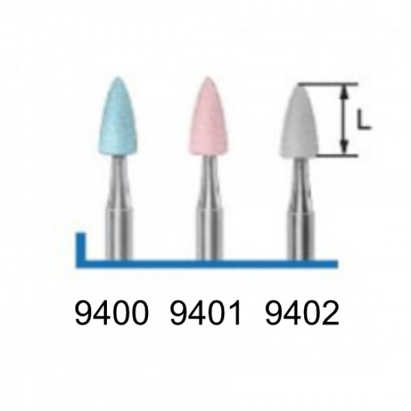 PULIDORES VENEERS ACRILICO KOMET – Polidores para facetas de acrílico