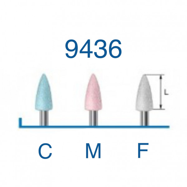 PULIDOR KOMET 9436 CA COMPOS/ACRILICO – Lucidatore in carburo forma a fiamma