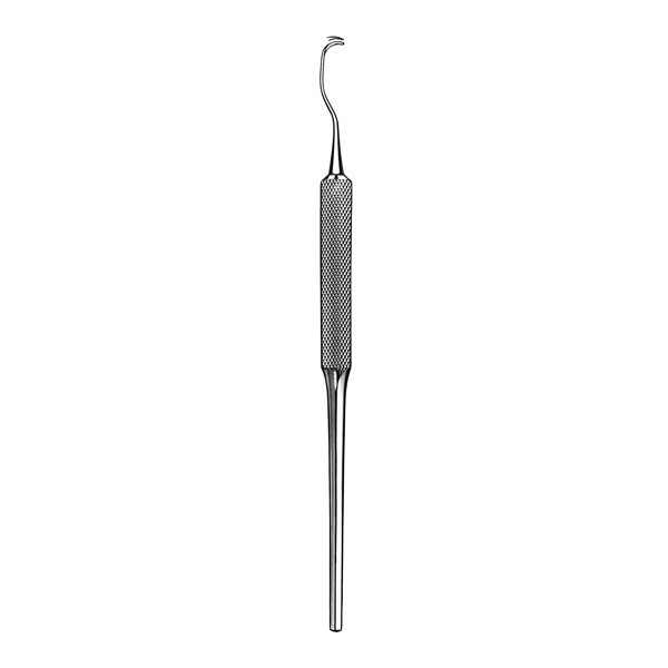 978/2L CURETA KÜRETTEN – Cureta para periodoncia, eliminación de cálculo, acero inoxidable, CARL MARTIN