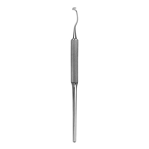 978/2R CURETA KÜRETTEN – Cureta para periodoncia, eliminación de cálculo, acero inoxidable, CARL MARTIN