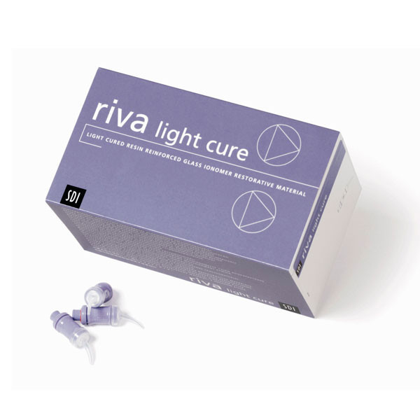 A3 RIVA LIGHT CURE SDI – Ionómero de vidrio fotopolimerizable, 50 uds