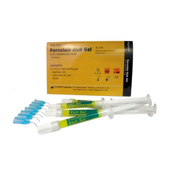 CLARBEN ACIDO FLUORHIDRICO – Grabador cerámico 9,6%, 4x1.2ml