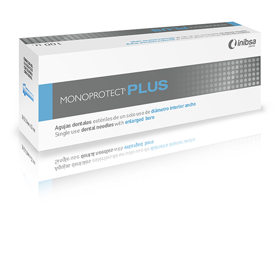 AGUJA PLUS MONOPROTECT – Aguja dental siliconada 30G 0,3x25mm