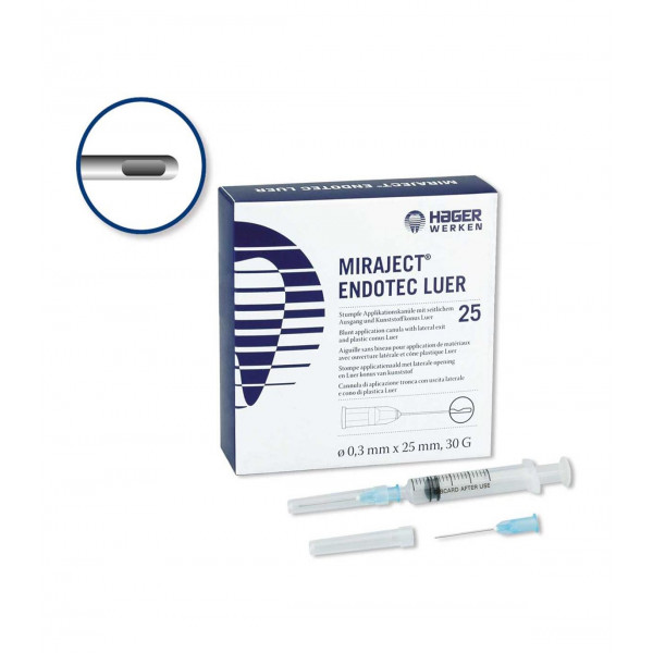 MIRAJECT ENDOTEC – Ago per irrigazione Luer 30G 0,3x25mm