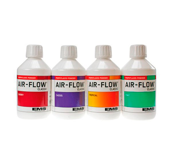 AIR FLOW POLVO CLASSIC – Poudre de prophylaxie au bicarbonate EMS 4x300g